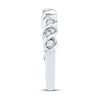 Thumbnail Image 2 of Diamond Anniversary Ring 1/4 ct tw Round-cut 10K White Gold