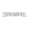 Thumbnail Image 3 of Diamond Anniversary Ring 1/4 ct tw Round-cut 10K White Gold