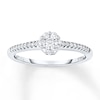 Thumbnail Image 0 of Diamond Promise Ring 1/4 ct tw Round-cut 14K White Gold
