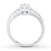 Thumbnail Image 1 of Diamond Promise Ring 1/4 ct tw Round-cut 14K White Gold
