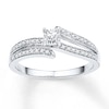 Thumbnail Image 0 of Diamond Promise Ring 1/5 ct tw Round-cut Sterling Silver