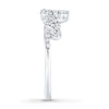 Thumbnail Image 3 of Diamond Mom Ring 1/4 ct tw Round-cut 10K White Gold
