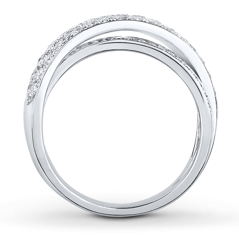 Diamond Ring 1 ct tw Round-cut 14K White Gold