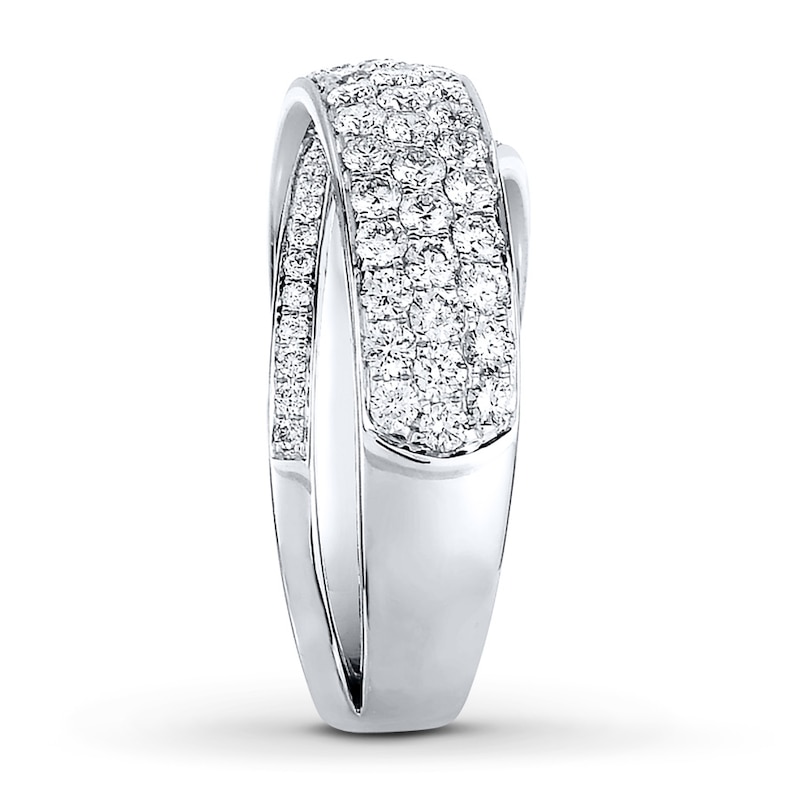 Diamond Ring 1 ct tw Round-cut 14K White Gold