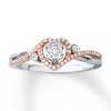 Thumbnail Image 0 of Diamond Ring 1/5 ct tw Sterling Silver & 10K Rose Gold