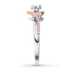 Thumbnail Image 2 of Diamond Ring 1/5 ct tw Sterling Silver & 10K Rose Gold