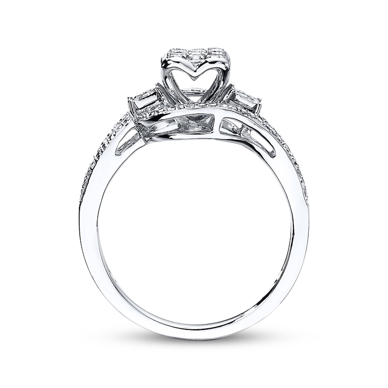Diamond Ring 1/5 carat tw 10K White Gold