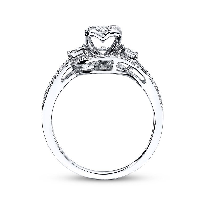 Main Image 2 of Diamond Ring 1/5 carat tw 10K White Gold