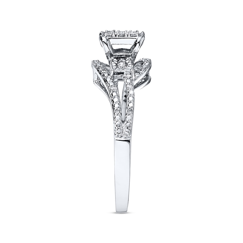 Diamond Ring 1/5 carat tw 10K White Gold