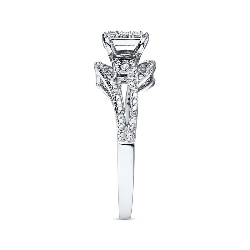 Main Image 3 of Diamond Ring 1/5 carat tw 10K White Gold