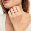 Thumbnail Image 2 of Diamond Loop Shank Promise Ring 1/6 ct tw Sterling Silver & 10K Rose Gold