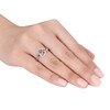 Thumbnail Image 2 of Diamond Infinity & Heart Promise Ring 1/10 ct tw Sterling Silver