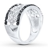 Thumbnail Image 2 of Black & White Diamonds 1/6 ct tw Round-cut Sterling Silver