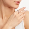Thumbnail Image 2 of Mom Infinity Ring 1/20 ct tw Diamonds Sterling Silver