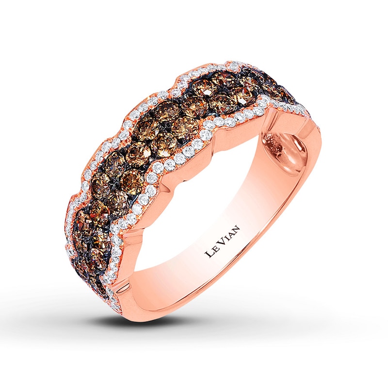 Main Image 1 of Le Vian Chocolate Diamonds 1 ct tw 14K Strawberry Gold Ring