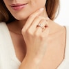 Thumbnail Image 2 of Diamond Asymmetric Promise Ring 1/2 ct tw 10K Yellow Gold