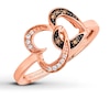 Thumbnail Image 1 of Le Vian Chocolate Diamond Ring 1/20 ct tw 14K Strawberry Gold