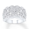 Thumbnail Image 0 of Diamond Ring 1/3 ct tw Round-cut Sterling Silver