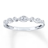 Thumbnail Image 1 of Now + Forever Diamond Anniversary Band 1/10 ct tw Round-cut 10K White Gold