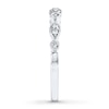 Thumbnail Image 3 of Now + Forever Diamond Anniversary Band 1/10 ct tw Round-cut 10K White Gold