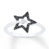 Thumbnail Image 0 of Star Ring 1/10 ct tw Diamonds Sterling Silver