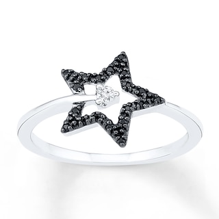 Star Ring 1/10 ct tw Diamonds Sterling Silver | Kay