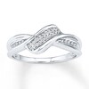 Thumbnail Image 1 of Diamond Ring 1/10 ct tw Round-cut Sterling Silver