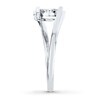 Diamond Promise Ring 1/10 ct tw Round-cut 10K White Gold