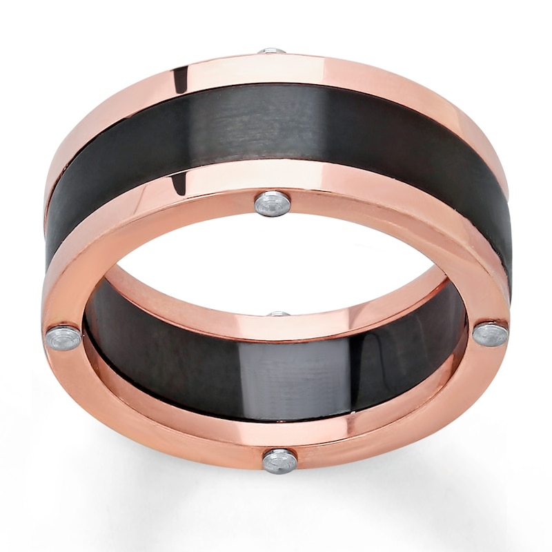 Main Image 1 of Men's Wedding Band Stainless Steel 9.25mm