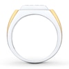 Thumbnail Image 2 of Men's Ring 1/2 ct tw Diamonds 14K Two-Tone Gold