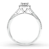 Thumbnail Image 1 of Diamond Promise Ring 1/3 ct tw Round-cut 10K White Gold
