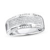 Thumbnail Image 0 of Men's Diamond Ring 1/2 ct tw Diamonds 10K White Gold
