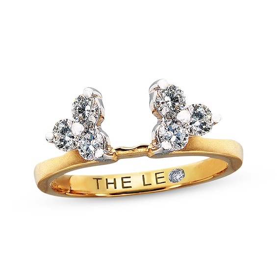 Diamond Enhancer Ring 3/4 ct tw Round-Cut 14K Yellow Gold