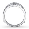 Thumbnail Image 2 of Diamond Enhancer Ring 1 ct tw Round-cut 14K White Gold