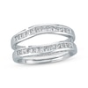 Thumbnail Image 0 of Diamond Enhancer Ring 3/4 ct tw Princess-cut 14K White Gold