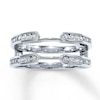 Thumbnail Image 0 of Diamond Enhancer Ring 3/8 ct tw Round-cut 14K White Gold