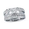 Thumbnail Image 2 of Diamond Enhancer Ring 1/2 ct tw Round-cut 14K White Gold