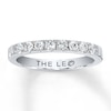 Thumbnail Image 0 of THE LEO Diamond 3/8 cttw Anniversary Ring 14K White Gold