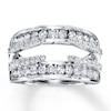 Thumbnail Image 0 of Diamond Enhancer Ring 1 ct tw Round-cut 14K White Gold