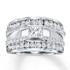 Thumbnail Image 1 of Diamond Enhancer Ring 1 ct tw Round-cut 14K White Gold