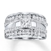 Thumbnail Image 2 of Diamond Enhancer Ring 1 ct tw Round-cut 14K White Gold