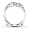 Thumbnail Image 1 of Diamond Enhancer Ring 1/4 ct tw Round-cut 14K White Gold