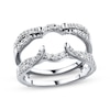 Thumbnail Image 0 of Diamond Enhancer Ring 1/2 ct tw Round-cut 14K White Gold