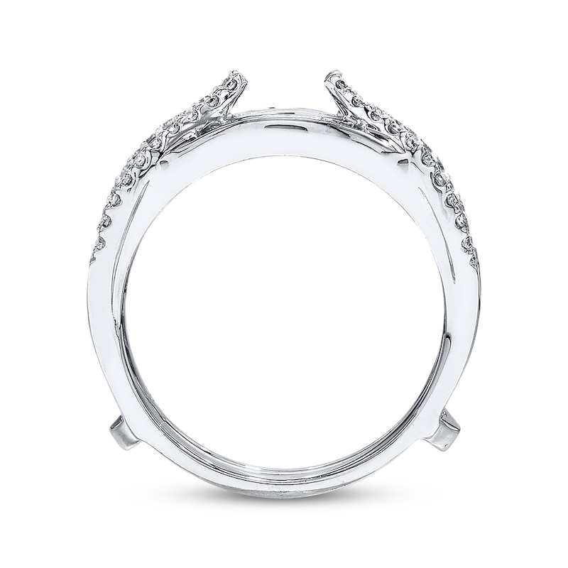 Diamond Enhancer Ring 3/4 ct tw Round-cut 14K White Gold