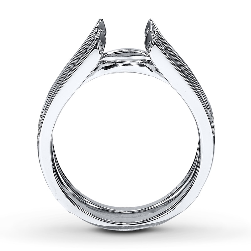 Diamond Enhancer Ring 3/4 carat tw Round-cut 14K White Gold