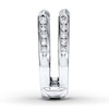 Thumbnail Image 2 of Diamond Enhancer Ring 3/4 carat tw Round-cut 14K White Gold