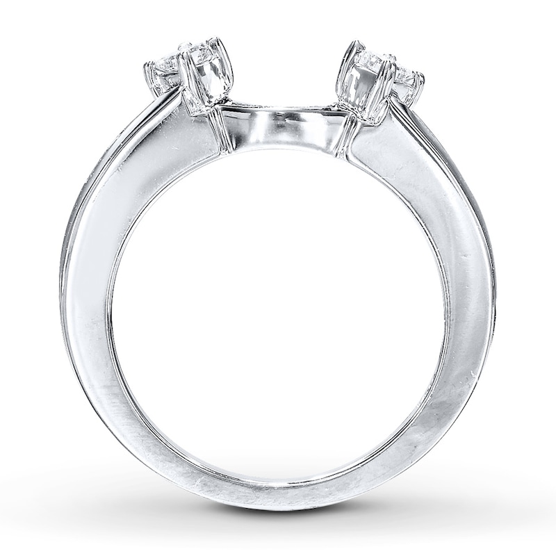 Diamond Enhancer Ring 1/3 Carat tw 14K White Gold