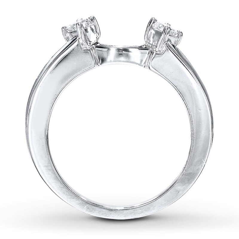 Diamond Enhancer Ring 1/3 Carat tw 14K White Gold | Kay