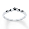 Thumbnail Image 0 of Diamond Enhancer Ring 1/5 ct tw Black/White 14K White Gold