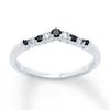 Thumbnail Image 1 of Now + Forever Diamond Enhancer Ring 1/5 ct tw Black/White 14K White Gold